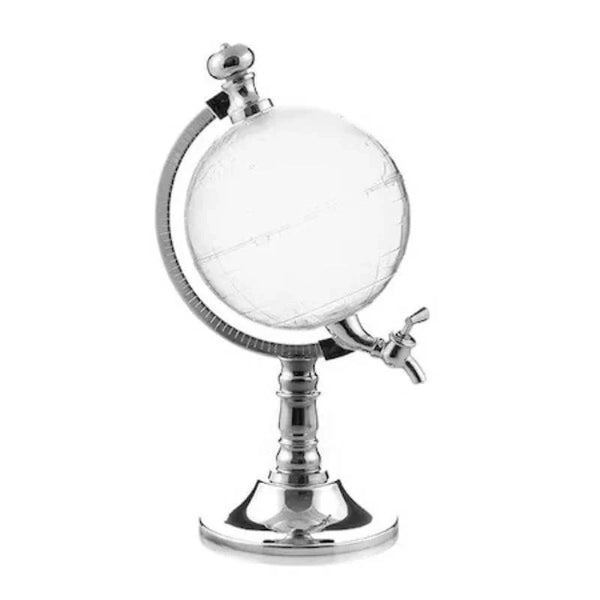 Dozator Pentru Bauturi Forma de Glob Pamantesc , Capacitate 3 L