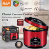 Oala electrica pentru gatit cu aburi, rice cooker, RAF R179, 1000 W, capacitate 5 L, 26x27 cm