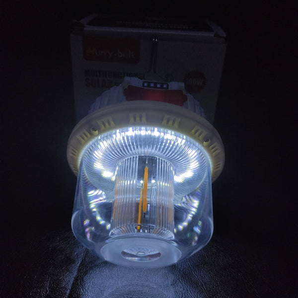 Set 2 x Lampă solară de camping reîncărcabilă, 100W, rezistenta la intemperii