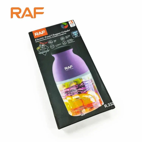 Robot de bucătărie 2 în 1 RAF-332, tocător de legume și mixer, 250W, 1L