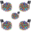Set 5 x Instalatie solara 100 LED - diferite culori
