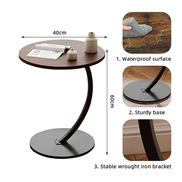 Masuta de cafea pentru living, design nordic si minimalist, 60x40 cm