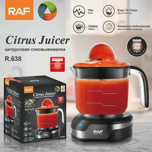 Storcător de Citrice RAF-638, 25W, 1200ML, Rotație Bidirecțională