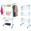 Uscator vertical, mobil si pliabil pentru rufe, cu suport umerase