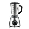 Blender Electric 3 în 1 RAF R.2871, 1000W, Pahar 1.5L din Sticlă, Vas Inox, Râșniță, 2 Viteze + Pulse, StayFresh, Negru/Inox
