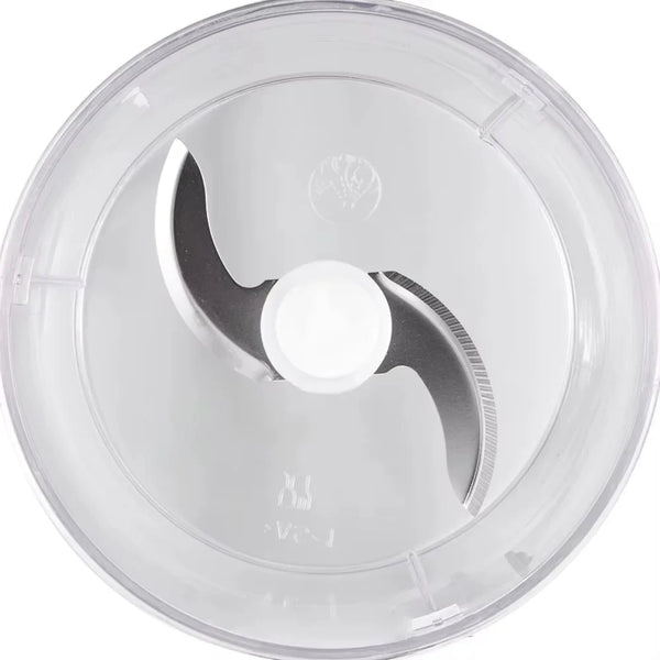 Blender RAF R3007, 4 in 1, 1600W, cu recipient de 500ml, vas de 600ml, tel si lame din otel, 2 viteze, argintiu-negru