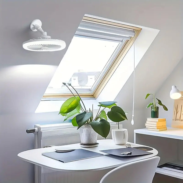 Ventilator de tavan silențios inteligent de înaltă calitate cu telecomandă și lumină LED