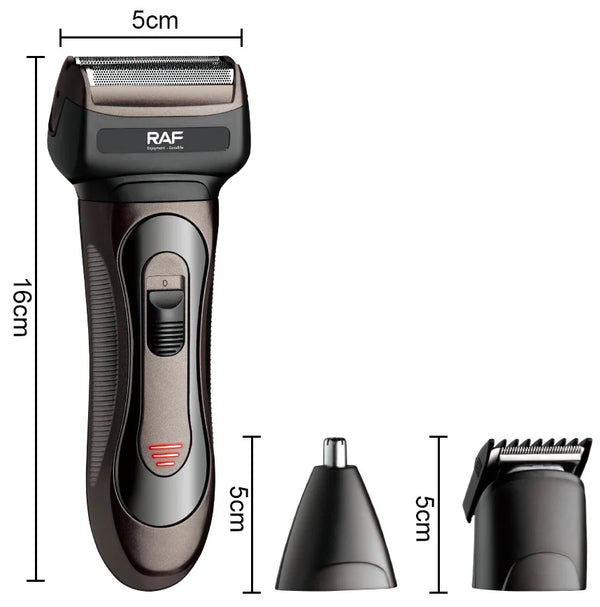 Aparat de Ras Electric RAF R.4018 - tehnologie avansata, Trimmer integration, Incarcare Type-C