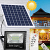 Proiector LED exterior 200W cu panou solar, telecomanda cu functii multiple