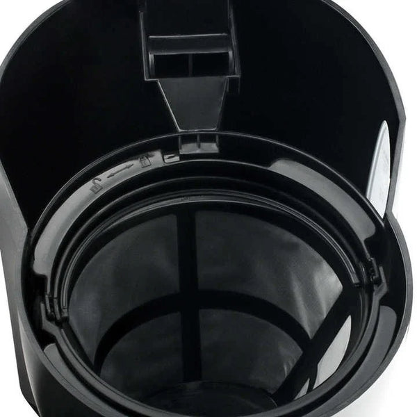 Filtru de cafea, Hoffmans HM-3009, electric, 1200W, 1500 ml, Plastic si Sticla, 30x22x16cm, Negru