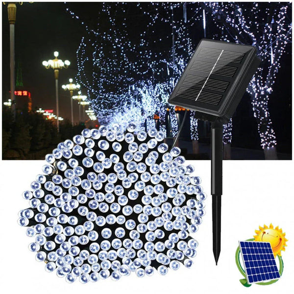 Set 5 x Instalatie solara 100 LED - diferite culori