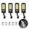 Set 4 Lampi solare LED cu senzor de miscare si unghi de inductie 120 grade