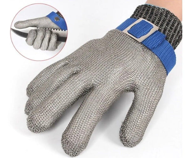 Pachet 1+1 CADOU Manusa anti-taiere macelarie din plasa otel inoxidabil