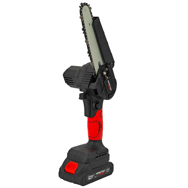 Set foarfeca electrica & mini-drujba cu 2 acumulatori, 24 V, 2 Ah, incarcator, accesorii incluse