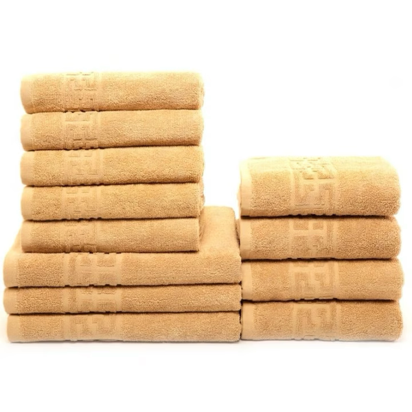 Set 12 Prosoape Maini/Fata/Corp, Bumbac 100%, 550g/m²