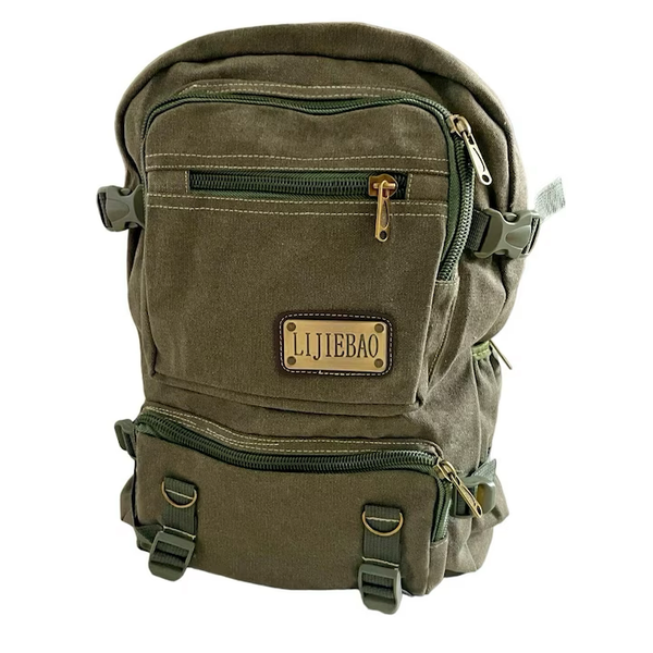Rucsac militar, 47 x 36 x 17 cm, volum 29 L, Culoare Verde/Negru