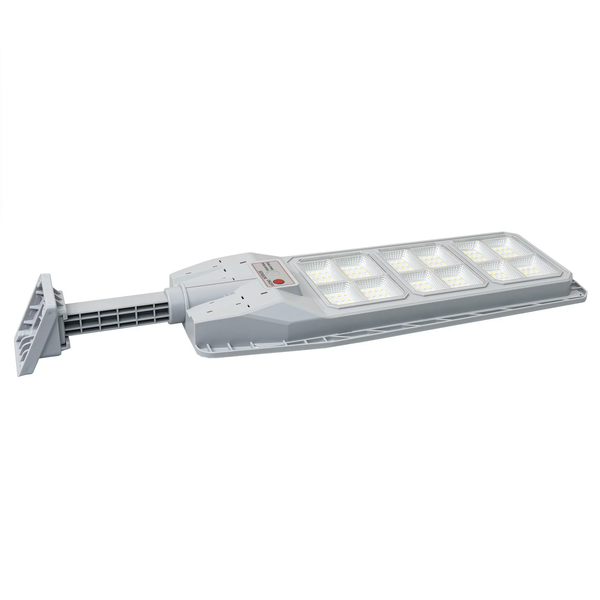 Set 2 x Lampa solara cu telecomanda si suport, 300W, senzor de miscare, 12 cadrane, 108 LED-uri, 6000k