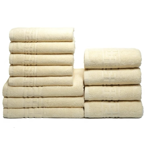 Set 12 Prosoape Maini/Fata/Corp, Bumbac 100%, 550g/m²