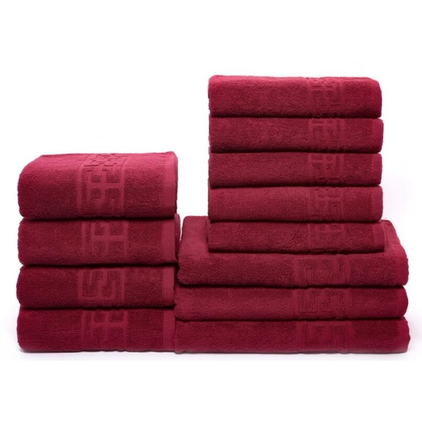 Set 12 Prosoape Maini/Fata/Corp, Bumbac 100%, 550g/m²
