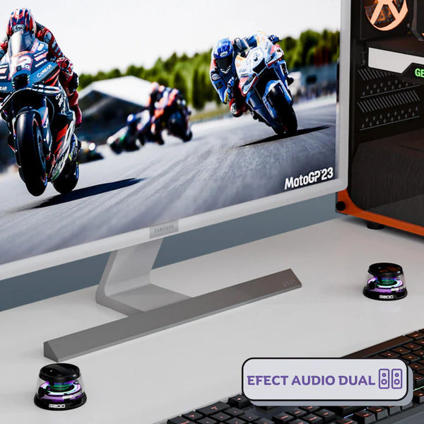 Set 2 x Boxa portabila Bluetooth G200, 5W, prindere MagSafe & inel magnetic, suport telefon 2 in 1