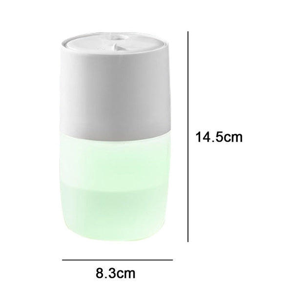 Set 2 x Umidificator portabil cu lumini colorate, 2 moduri pulverizare, USB, 360 ml + Uleiuri esentiale CADOU