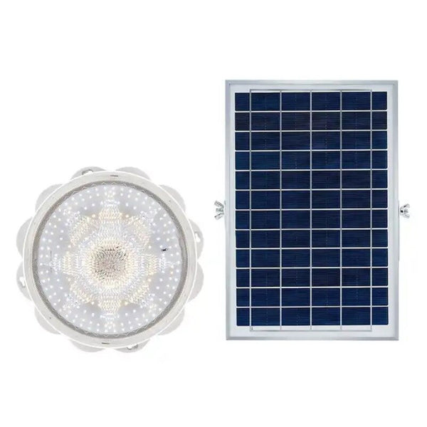 Lampa solara pentru terasa / gradina sau interior 100W cu panou solar IP67 si Telecomanda 8-15 ore de functionare