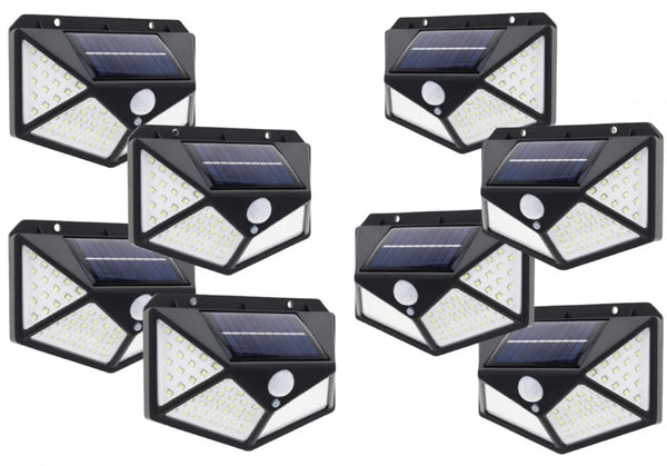 Set 8 Lampi Solare 100 LED - 3 Moduri de Iluminare