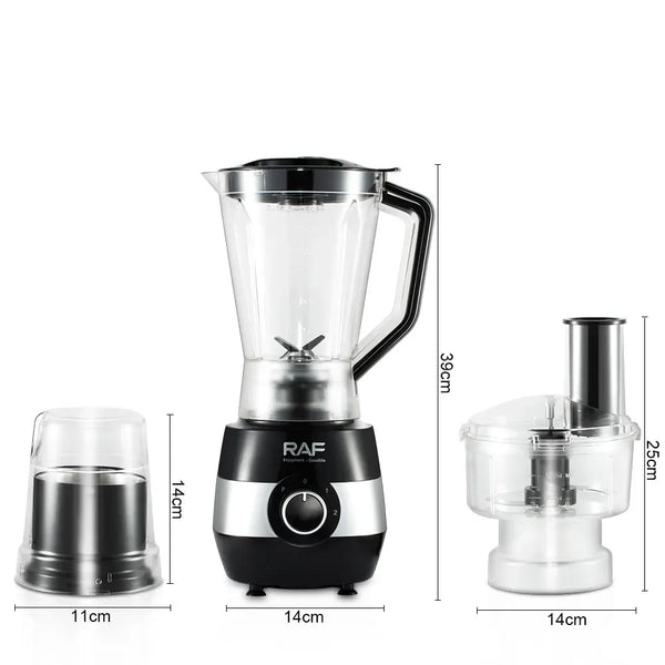 Set Blender 6 în 1 – 450W, Tocator, Mixer, Tel, Stick Blender, Maruntitor, Vas 500ml