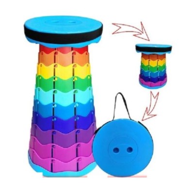 Taburet / Scaun pliabil si portabil, retractabil, telescopic, pentru exterior