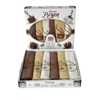 Set 2x Prosoape pentru bucatarie din bumbac, set de 6 prosoape