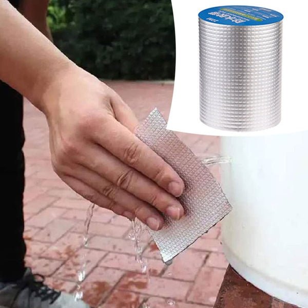 Set 2 x Banda adeziva izolatoare din aluminiu, 10 cm x 5 m