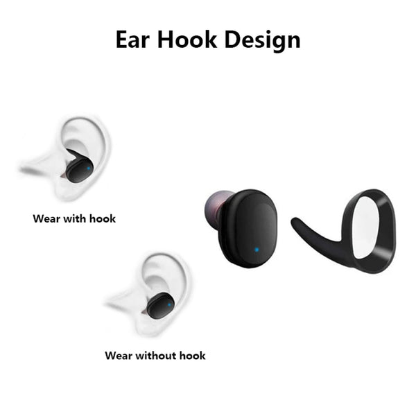 Casti handsfree bluetooth TWS4 cu design Touch Control