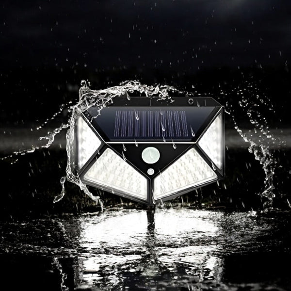 PACHET Furtun de gradina elastic, 45m extensibil + Lampa UV anti insecte + Lampa Solara 100 Led cu Senzor de miscare