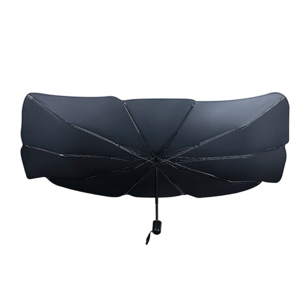 PACHET Prelata de protectie 5/6 m, impermeabila, rezistenta la UV si grindina + Parasolar pliabil tip umbrela pentru parbrizul masinii