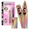 1+1 CADOU Epilator facial si sprancene, portabil, reincarcabil, 2in1