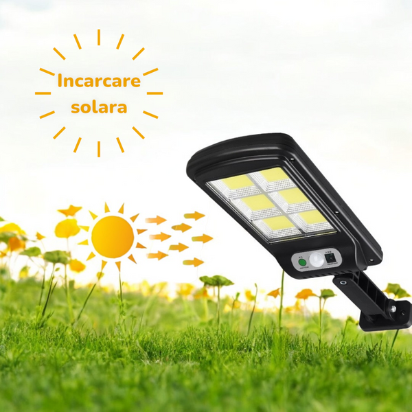 PACHET Termos smart cu afisaj LCD, 0,5 litri + Lampa solara LED cu senzor de miscare + Blender portabil HM 03, acumulator