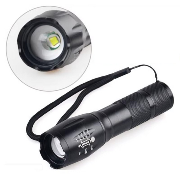 PACHET Numar de casa cu iluminare LED si alimentare solara + Parasolar pliabil tip umbrela pentru parbrizul masinii + Lanterna tactica cu Zoom, rezistenta la apa