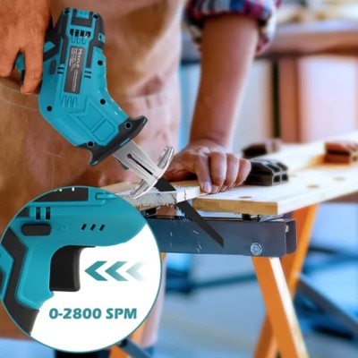 Fierastrau electric sabie, cu 2 acumulatori, 36V, 4 panze