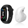 Pachet! Bratara fitness inteligenta M6 +Casca bluetooth, in forma de picatura