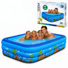 Pachet Piscina Gonflabila Pentru Adulti/Copii, Baza Podea Moale Gonflabila, Dimensiuni 210 x 135 x 54 cm + Boxa Portabila Rezistenta la Apa
