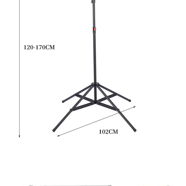 Uscator de rufe pliabil tip trepied, cu 6 brate rotative, 150 cm