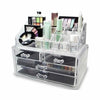 Organizator pentru cosmetice, cu sertare, incapator + Mini lampa UV pentru unghii CADOU